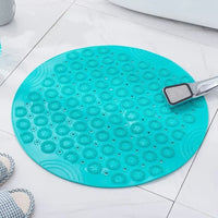 Tapis de Douche Rond Antidérapant Massant PVC