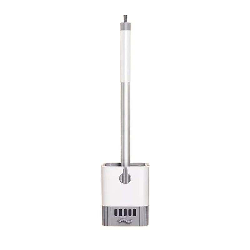 Brosse WC Multifonction à Plateau Coulissant, Bleu ou Blanc, 43,5 cm