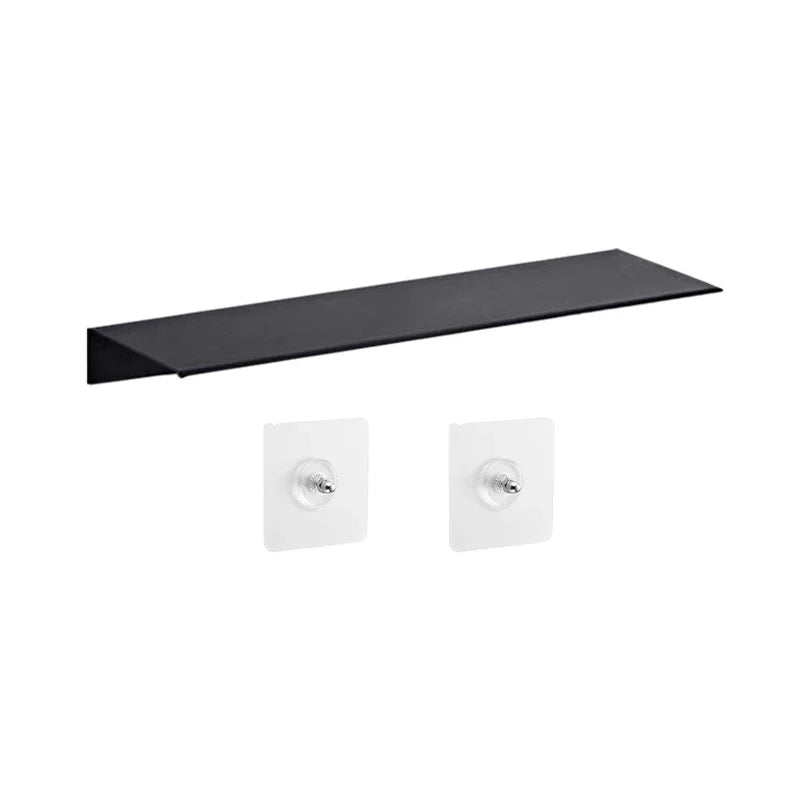 Étagère Salle de Bain Aluminium Sans Perçage Murale