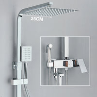 Colonne de Douche Laiton Bain-Douche, Pommeau Pluie 20 à 30 cm