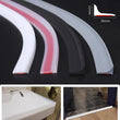 Barrage d'Eau de Douche Silicone Autocollant, 4 Couleurs, 50 à 500 cm