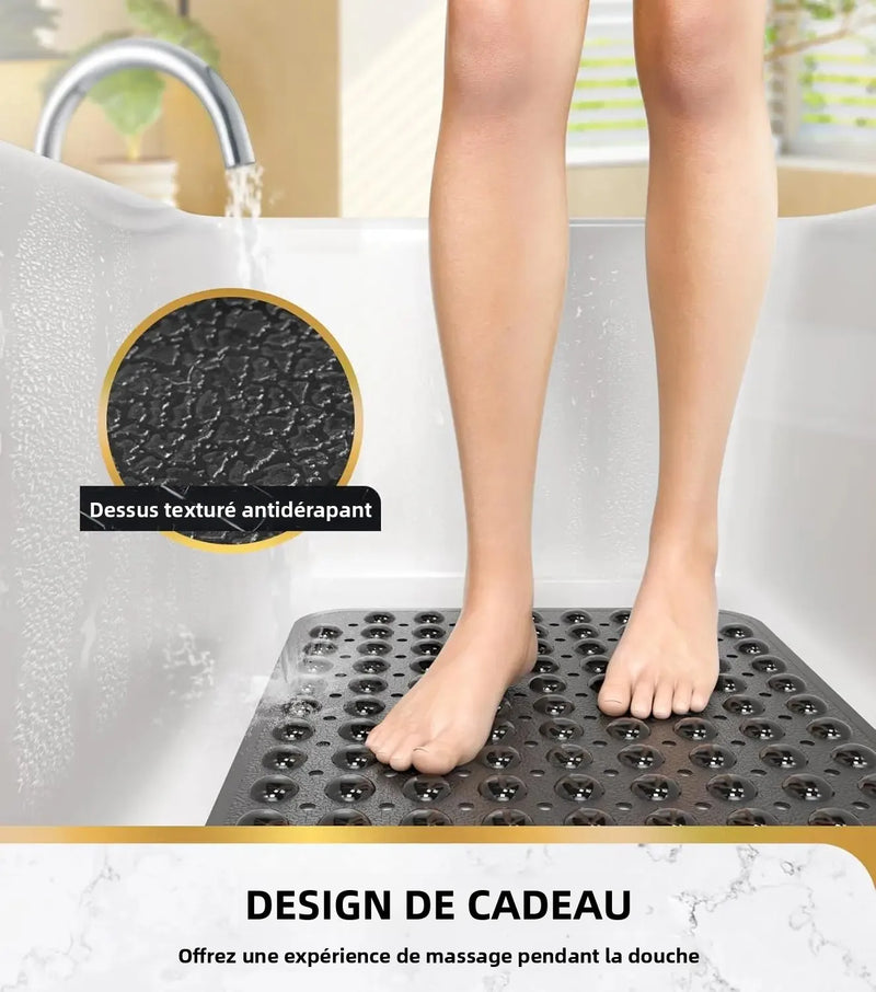 Tapis de Baignoire Extra Long Antidérapant 100 cm, 6 Coloris