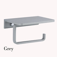 Accessoires Salle de Bain Aluminium Noir Mat à la Pièce, 19 Articles