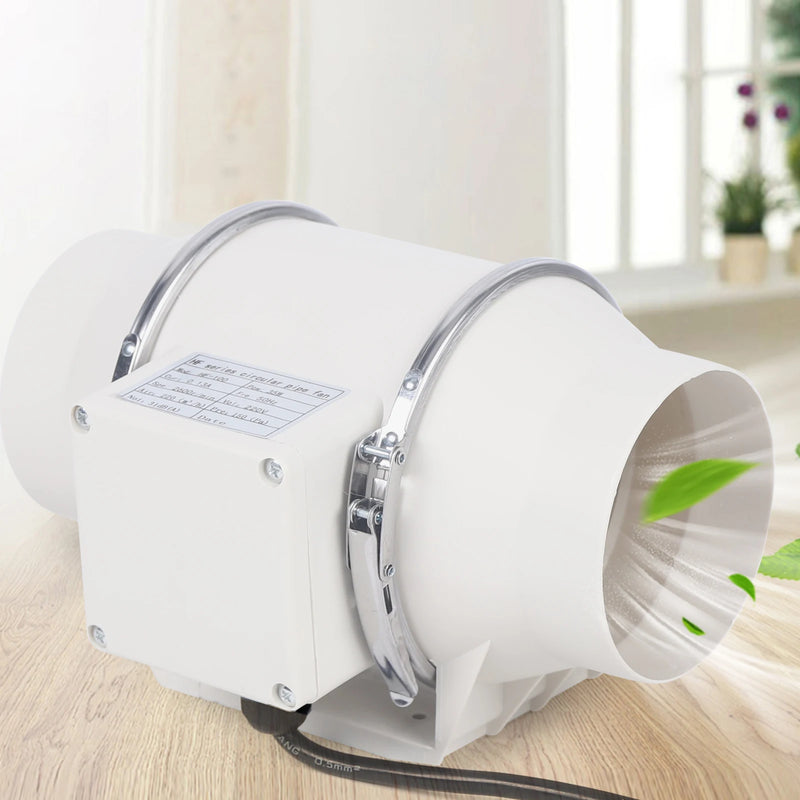 Ventilateur de Conduit Silencieux, 220 à 900 m³/h, Salle de Bain