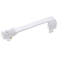 Bidet WC Non Électrique Double Buse à Molette Blanc, 28 cm