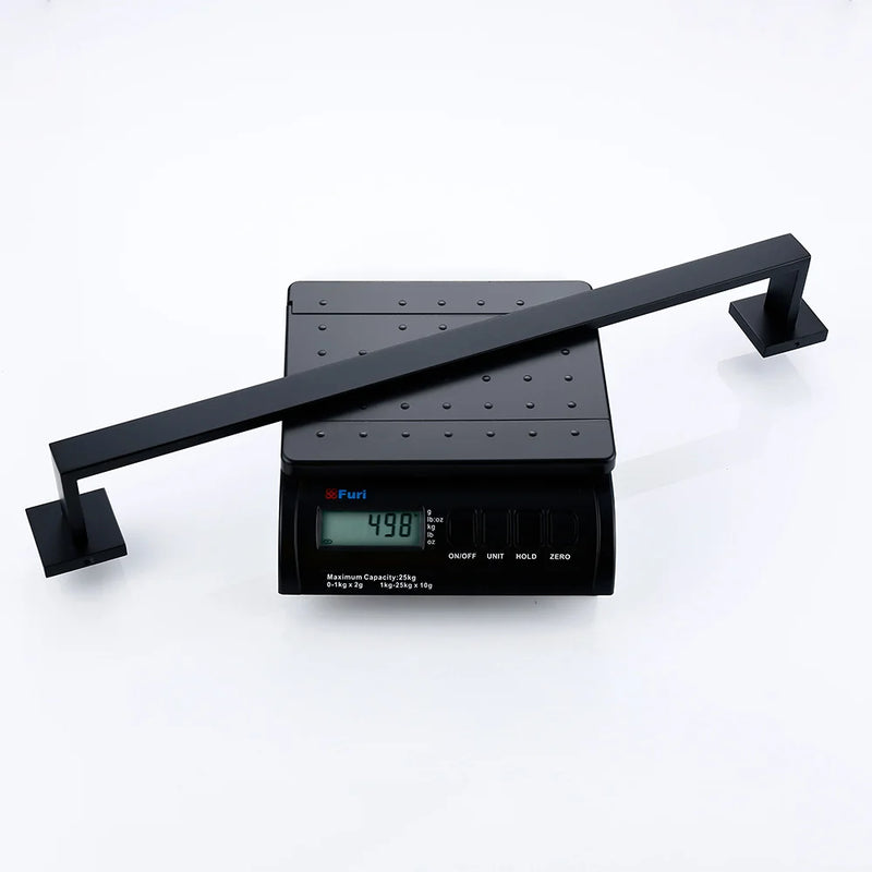 Accessoires Salle de Bain Noir Mat à la Pièce, 21 Articles