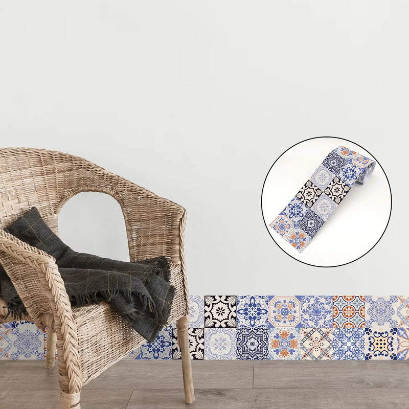 Frise Carrelage Adhésive Style Européen pour Cuisine