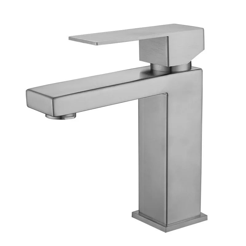 Mitigeur de Lavabo Inox 304 Eau Chaude et Froide