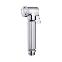 Douchette WC Cannelée Doré ou Chromé avec Robinet Double Sortie