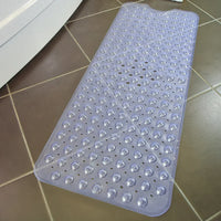 Tapis de Baignoire Antidérapant à Ventouses et Trous de Drainage, 3 Tailles