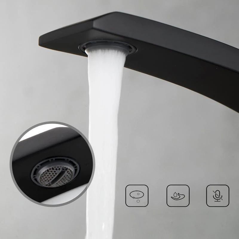 Mitigeur de Lavabo Cascade Monobloc sur Comptoir