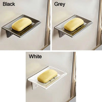 Porte-Savon Mural Aluminium à Panneau Ajouré 13,5 x 9,4 cm