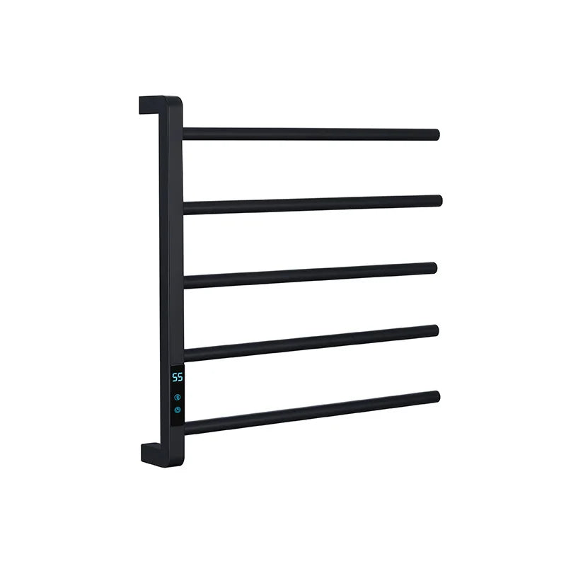 Sèche-Serviette Électrique Mural 5 Barres Tactile Inox 110 W