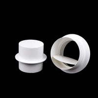Clapet Anti-Retour Hotte et Ventilation, PVC Blanc, 80 à 200 mm