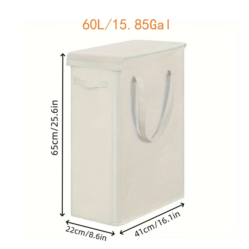 Panier à Linge sur Roulettes Couvercle 42 à 85 L