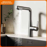 Mitigeur Cuisine Extractible 2 Jets Pivotant 360°, Hauteur 32 cm