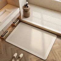 Tapis de Bain Diatomite Absorbant Antidérapant, 9 Modèles, Jusqu'à 160 x 230 cm