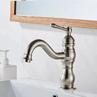 Robinet Lavabo Laiton Trou Unique 6 Finitions