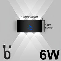 Applique Murale Rechargeable Haut et Bas avec Télécommande, 6 ou 10 W