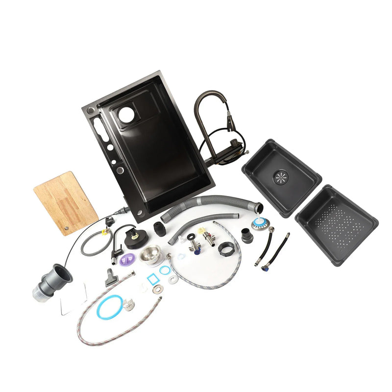 Évier Cuisine Inox Rectangulaire 1 Bac Sous Plan