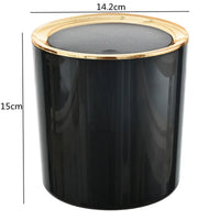 Petite Poubelle Ronde de Salle de Bain Couvercle Pivotant