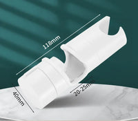 Support Douchette Coulissant ABS pour Barre 20-25 mm, 4 Finitions