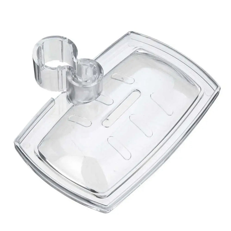 Porte-Savon Transparent en Acrylique pour Barre de Douche 19, 22 ou 25 mm