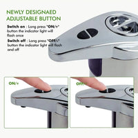 Distributeur de Savon Automatique Inox 300 ml Sans Contact à Piles