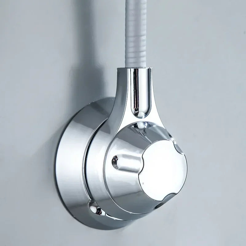 Support de Douche à Ventouse Rotation Multi-Angle Sans Perçage