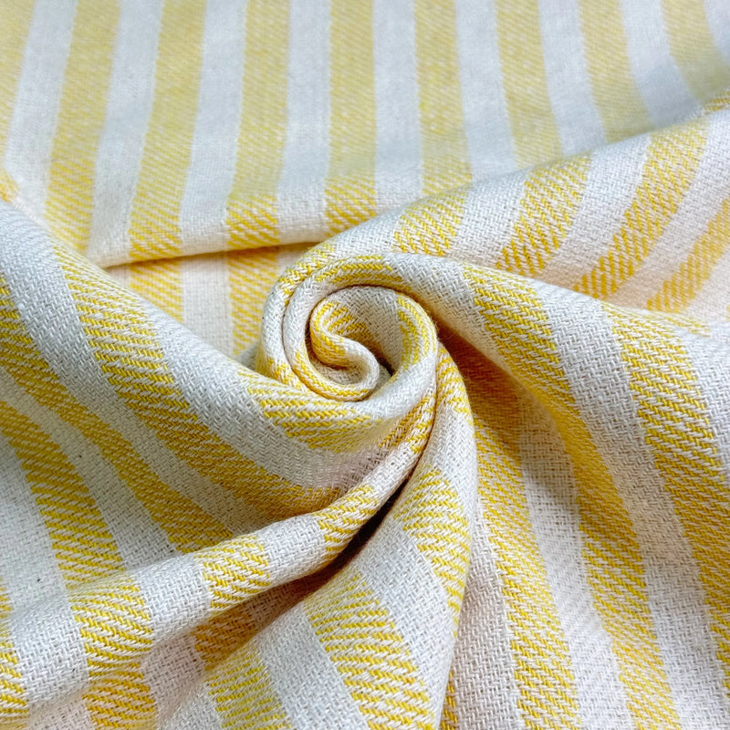 Serviette de Bain Turque Rayée à Franges en Coton 99 x 180 cm