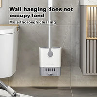 Brosse WC avec Support Ventilé à Tiroir Amovible, 53 cm