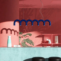 Suspension Cuisine LED Arches Colorées, 2 à 12 LED, 6 Coloris
