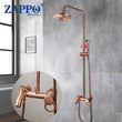 Colonne de Douche Murale Cuivre Antique 20 cm
