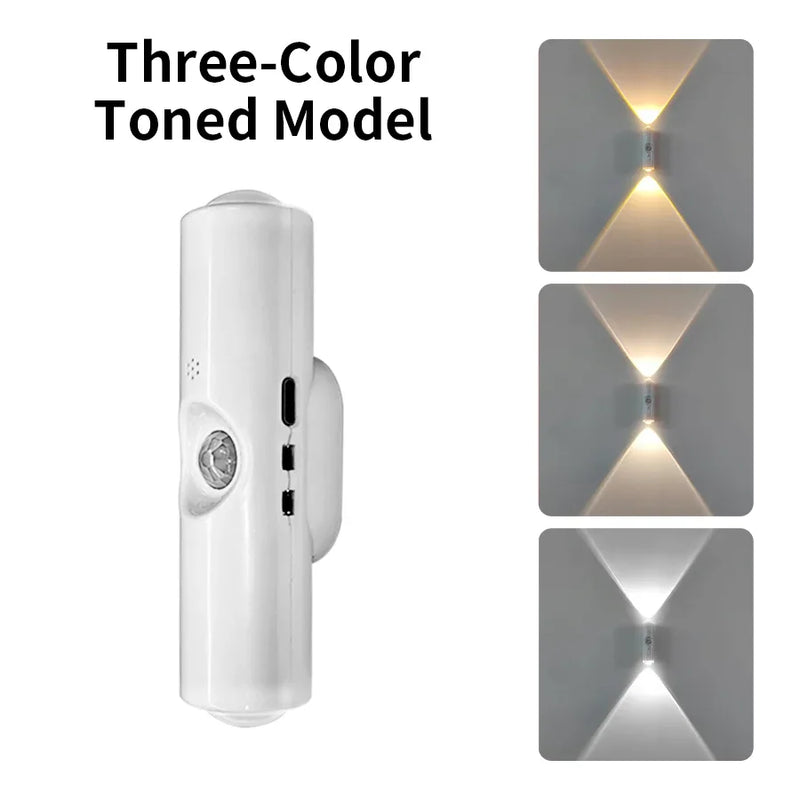Applique Murale Rechargeable RGB à Détecteur de Mouvement, 1 ou 2 Pièces
