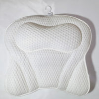 Oreiller de Baignoire Ergonomique Maille 4D Ventouses