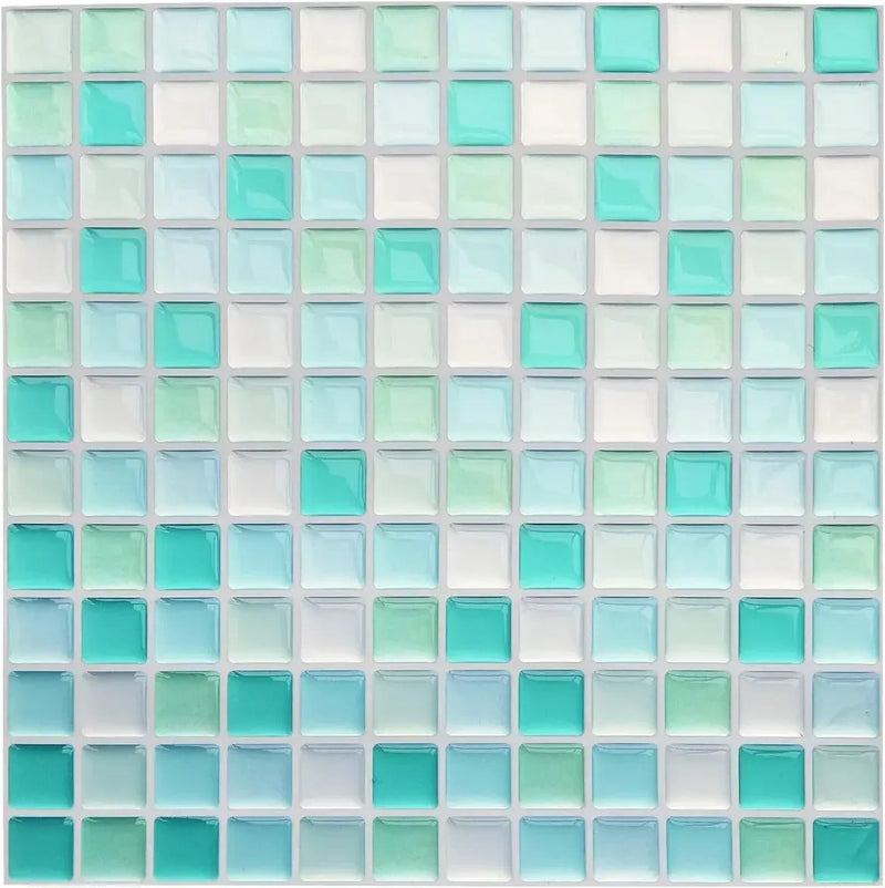 Sticker Mosaïque Cristal 3D Adhésif Étanche pour Cuisine