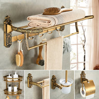 Ensemble d'Accessoires Salle de Bain Rétro Brossé