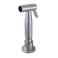 Douchette Évier Cuisine Extractible Inox avec Socle, Noir ou Brossé