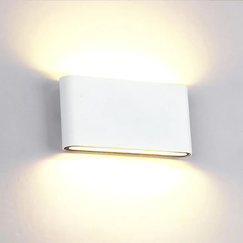 Applique Murale LED Aluminium Haut et Bas, 11,5 ou 17,5 cm