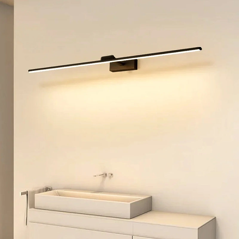 Applique Salle de Bain LED Noire ou Blanche, 40 ou 60 cm