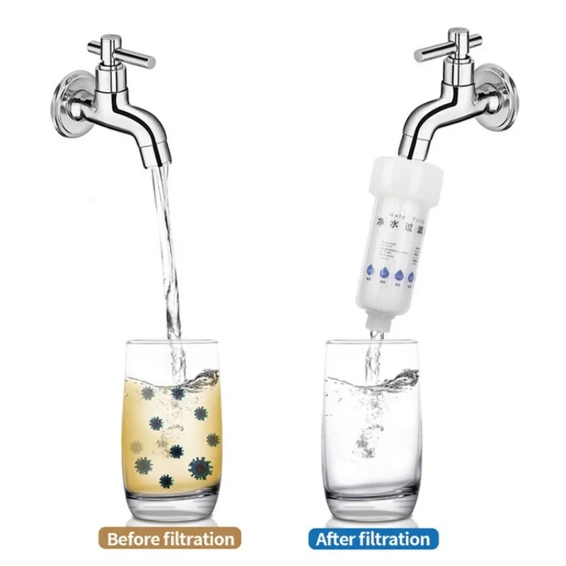 Mini Préfiltre à Sédiments 5 Microns pour Lave-Linge, Chauffe-Eau et Robinet