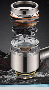 Pommeau de Douche Inox 304, 3 ou 5 Modes, Accessoires à la Pièce