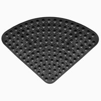 Tapis de Douche d'Angle Antidérapant à Ventouses 53 x 53 cm