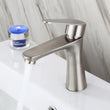 Robinet Lave-Main Eau Froide en Inox 304 Brossé, 13,4 cm de Haut