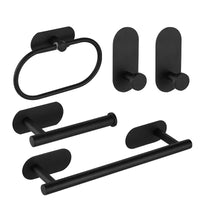 Accessoires Salle de Bain Sans Perçage à la Pièce ou en Ensemble, 3 Finitions