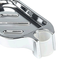 Porte-Savon Chromé Drainant à Clipser pour Barre de Douche, 16,2 x 8,8 cm