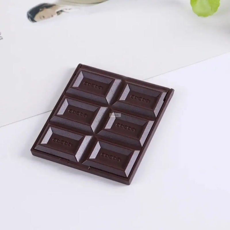 Miroir de Poche Tablette de Chocolat Pliable 8,8 x 7,7 cm
