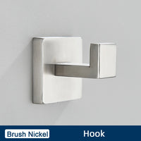 Ensemble Accessoires Salle de Bain Inox 4 Pièces
