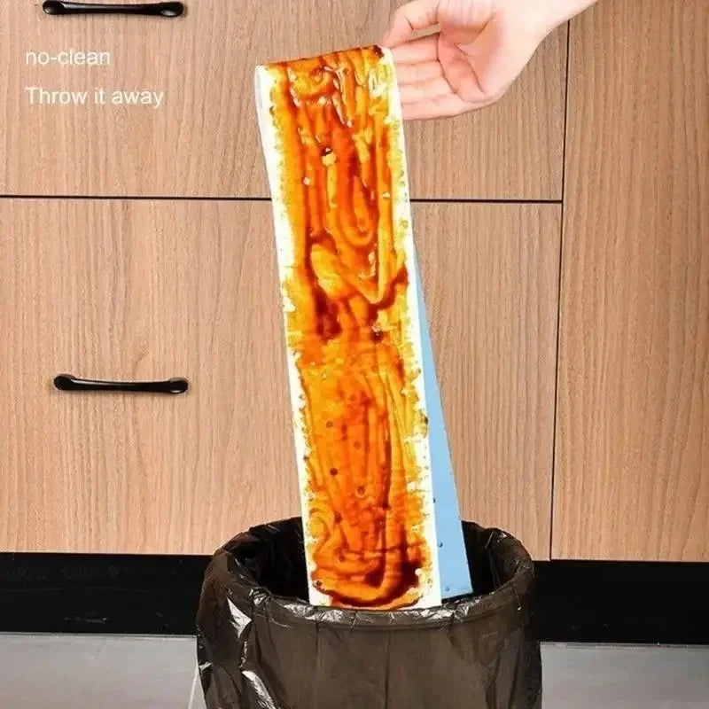 Filtre de Hotte à Découper Non Tissé Absorbant l'Huile, 10 Pièces