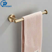 Accessoires Salle de Bain Doré Brossé à la Pièce ou en Kit de 4